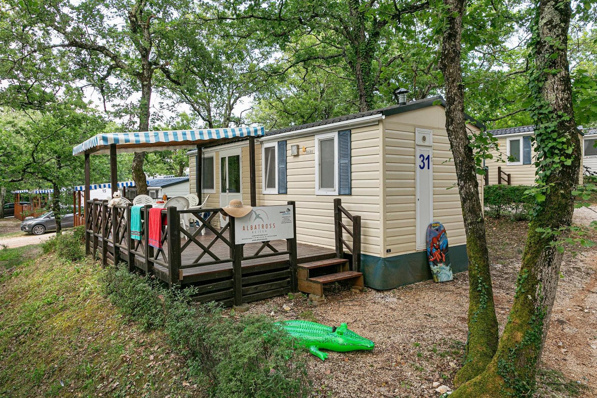 Albatross Mobile Homes On Valamar Camping Lanterna Тар Экстерьер фото